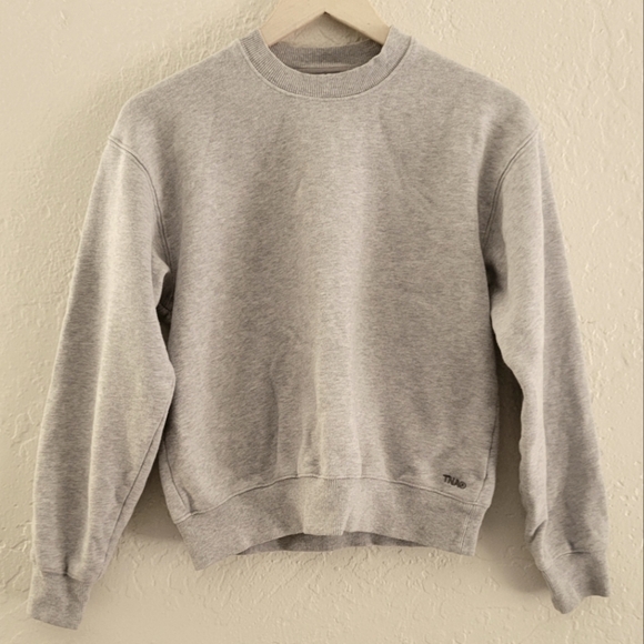 Aritzia TNA Cozy Fleece Boyfriend Fit Pullover Size XS - Picture 1 of 7